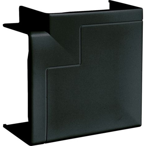 Angle plat queraz enclipsage direct pour GBD(A)50085 RAL 9011 noir HAGER GBD5008559011