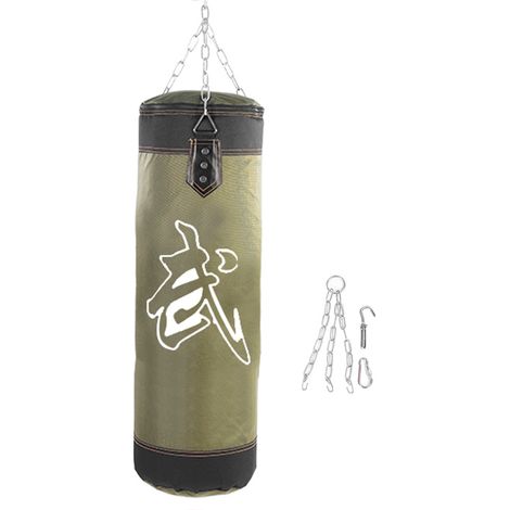 Sac de frappe vide pour entraînement boxe, kick, karaté, crochet, coup de poing, combat (1/5)