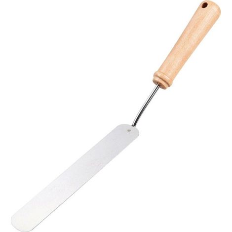 Spatule à crêpe inox hêtre (1/2)