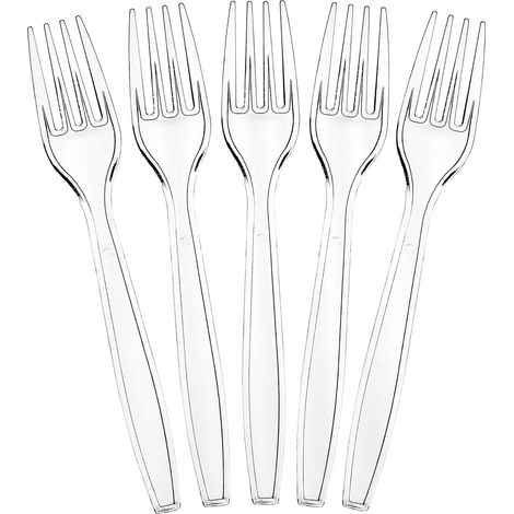 Couteaux Jetables En Polystyrène - Transparents - Épais Et Résistants - Pour Événements Et Usage Quotidien - Lot De 100 (1/5)