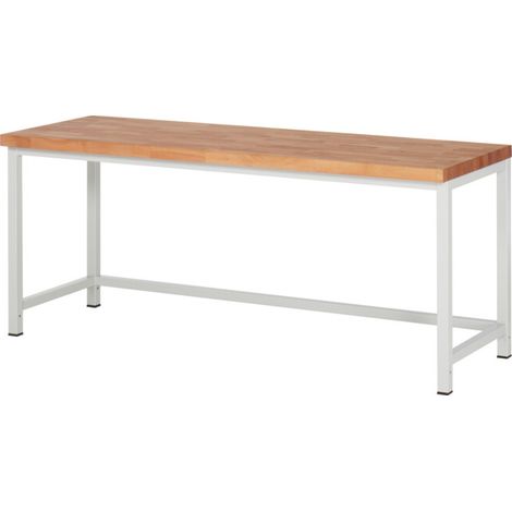 Etabli réglable en hauteur STIER Premium, lxPxH 2 000x700x840-1 040 mm, RAL 7035 (1/5)