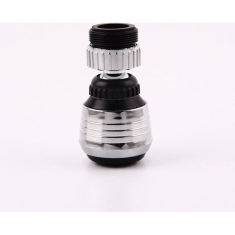 Robinet rotatif à 360° - Diffuseur d'eau économique - Douchette rotative multifonctionnelle - Débit d'eau réglable - Économiseur d'eau pour la cuisine et la salle de bain (1/4)