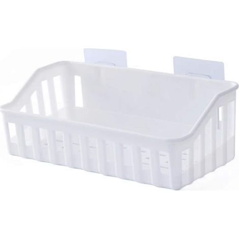 Panier de douche Panier sans perçage Porte-savon collant Support de mousse de bain Support de rangement Porte-savon Panier de shampoing Support de rangement Évier de cuisine Support à épices Économise (1/2)