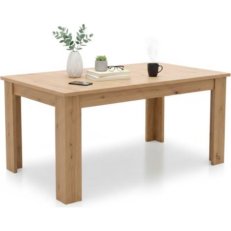 Tavolo Allungabile Lanusei, 8 Posti, Allungabile, 160.5x90.5x76.5h cm Marrone Rovere Nodi