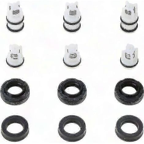 Nettoyeur Haute Pression Domestique - Kit de Joints et Clapets Anti-Retour pour Pompe à Eau Portative, Pièces de Rechange pour Réparation (1/5)