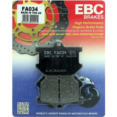 Pastiglie freno EBC FA034 (1/2)