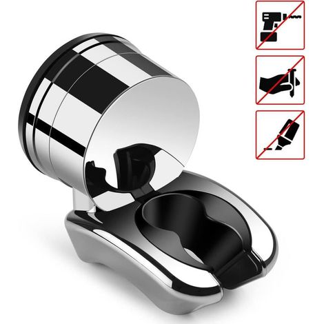 Pomme de douche Support Duschkopfhalterung Duschhalterung pour Douchette à main Douche, Chenci Réglable de support de douche 10kg Maximum Lagergewicht Polymère-Tétine pour la salle de Bains (1 Support