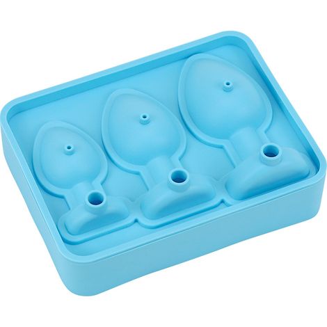Moule à glace en forme de buisson - Moule en silicone bleu pour gâteaux, chocolats et bonbons faits maison