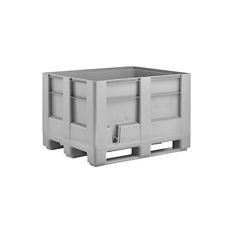 kaiserkraft  Cassa pallet igienica HB3  capacità 580 l  grigio