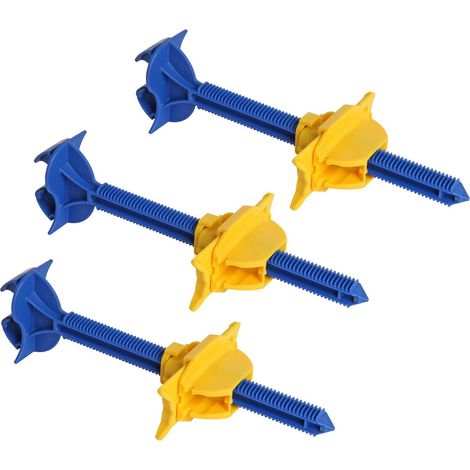 Semin – Lot de 3 appuis intermédiaires sécables 180 mm – Fixation réglable pour ossatures métalliques – Boîte de 50 unités – Polyéthylène renforcé (1/5)