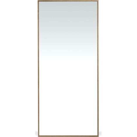 Miroir sur pied avec cadre bois - Noyer (1/3)