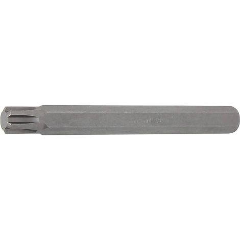 Douilles à Embouts 100 mm - 10 mm (3/8), Profil Cannelé M10,3 - Précision et Durabilité, Acier - D-Work