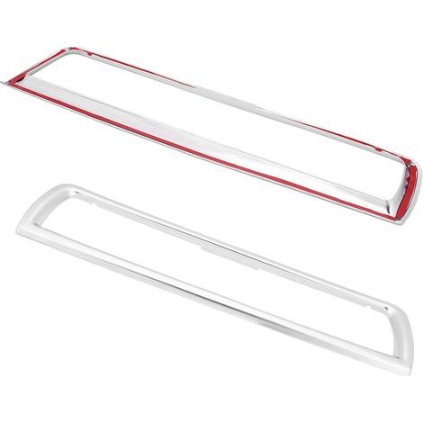 Cadre de sortie d'air climatisation console centrale pour BMW Série 5 F10 F18 2011-2017 ABS chromé, auto-adhésif (1/5)