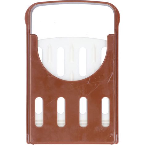Coupe-pain pliable réglable ABS 4 épaisseurs (15-30mm), compact, alimentaire, sans BPA (1/5)