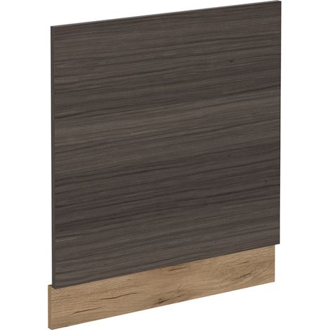 Geschirrspülblende R-Line, Edelgrau, 60 cm ohne Arbeitsplatte, Vicco