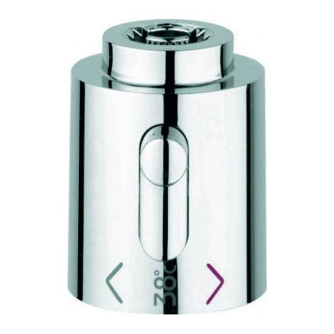 Poignée de réglage de la température 06676 pour thermostat Atrio chromé (1/2)