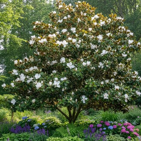 Magnolia Grandiflora "Francois Treyve" pianta innestata vaso 1 Lt h 30/40cm (1/5)