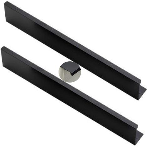 Poignées de meuble, porte invisibles, encastrées en aluminium (1/5)