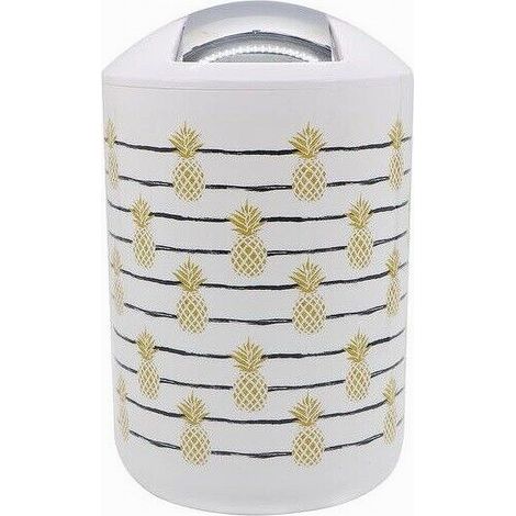 Cleafe - Pattumiera Cestino Secchio Rifiuti Gettacarte Accessorio Bagno Con Ananas 69762 - (1/2)