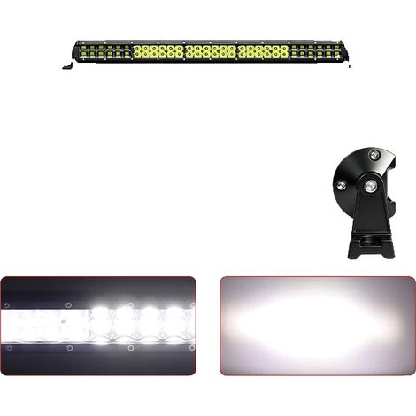 Barre lumineuse, double rangée, étanche, Spot Flood de 24 pouces (1/2)