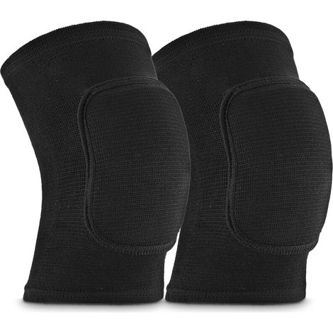 Compression, coudières, épaulières, fitness, genouillères, volley-ball, basket-ball, coudières respirantes pour enfants, hommes et femmes (toutes noires) (1/5)