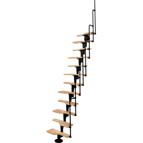 Matisère – Escalier droit 13 marches 2,41 à 3,16m – Largeur 0,60m – Charge 800kg – TWISTER60INH13