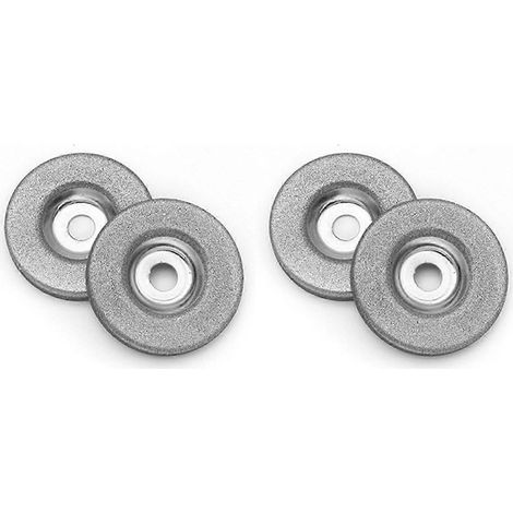 Lot de 4 disques à aiguiser diamantés de 50 mm pour affûteuse et meuleuse électrique multifonctions (1/4)