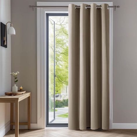Rideau Opaque Anti Bruit Taupe (1/5)
