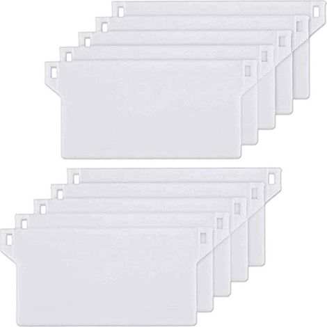 10PCS 125mm/ 4.92 Inches Vertical Blind Bottom Weights Slats, Vertical Blind Weights, Spares Bottom Weights Slats, Vertical Blind Accessories, White (1/5)