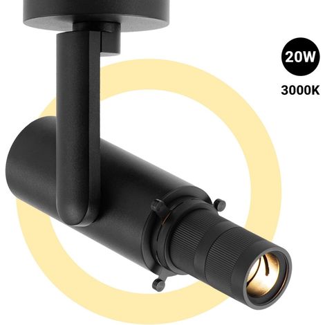 Proyector Shapeable De Superficie - 20W - ZOOM 20º/35° -