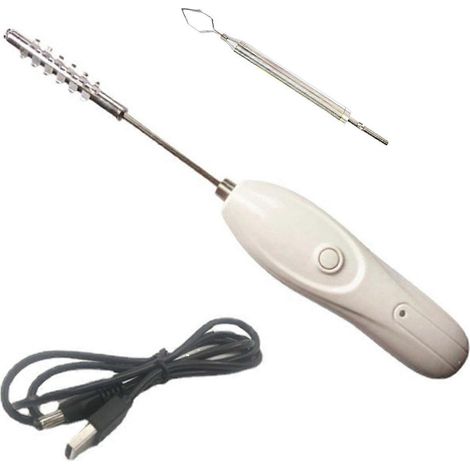 Évideur de fruits et légumes haute efficacité avec batterie 1200 mAh, nettoyeur de balance de pêche électrique, coupe-légumes rotatif étanche (1/5)