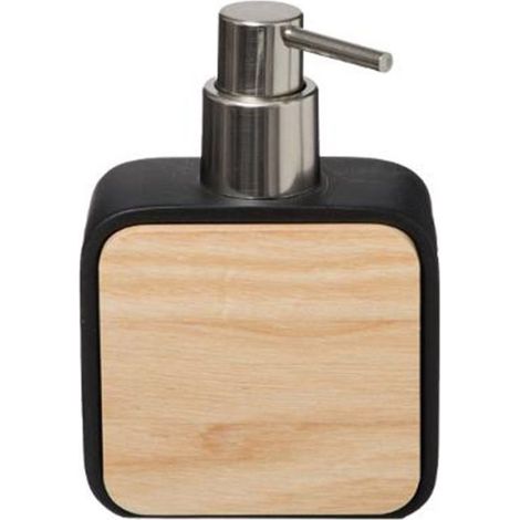 Distributeur de Savon Design "Natureo" 14cm Noir