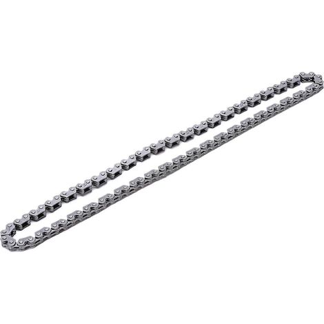 Chaîne de distribution 90 maillons pour moteur GY6 125cc 150cc 152QMI 157QMJ, kit de chaîne à cames pour buggy, quad et kart, pièce de rechange durable en acier, compatible avec scooters et véhicules (1/5)