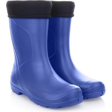 Bottes de pluie pour femmes Lemigo Dakota 850 - Bleues - Matière EVA - Doublure amovible (1/2)