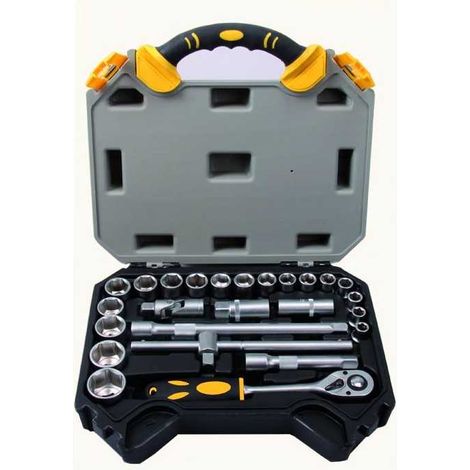 Caja Vigor Llaves Llave de tubo Crv 1/2" Piezas 25