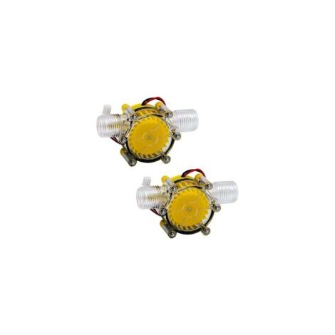 2x 10W Wasserpumpengenerator 12V Turbinen-Durchfluss-Hydraulik-Umwandlungsgenerator - Crezuo (1/4)