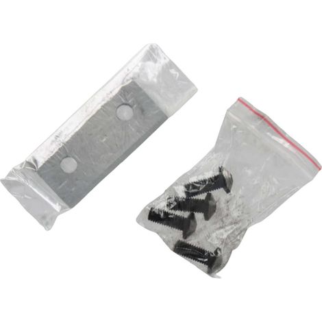 2 lames et visseries - pour Broyeur de végétaux thermique 7CV - pièce de rechange pour ref OXEO 760549