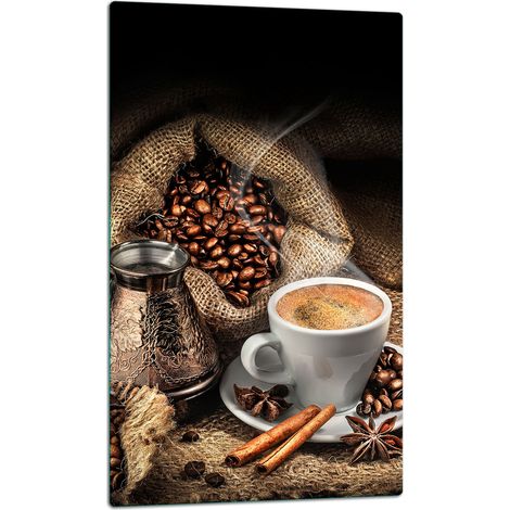 TAGLIERE IN VETRO 30x52 CAFFÈ (1/5)