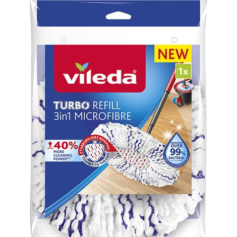 227439 Vileda Turbo 3-in-1 Wischmopp-Nachfüllpackung
