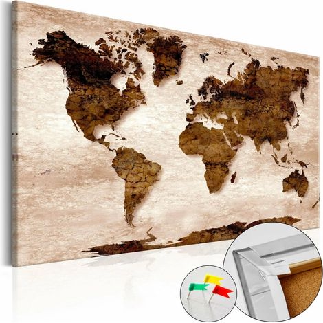 Tableau en liège la terre brune - 90 x 60 cm (1/5)