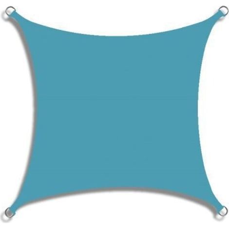 Voile d'Ombrage Rectangulaire Imperméable,Polyester Oxford Protection UV 95 %,Indéchirable,Protection Solaire d'Extérieur pour Jardin,Balcon,Terrasse,Patio,Camping(lac bleu,2x3m) (1/5)