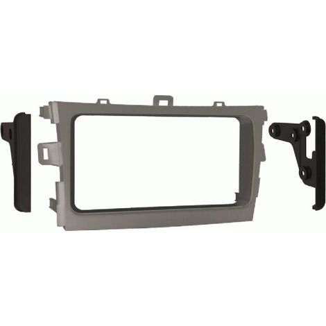 Support Autoradio 2Din Toyota Corolla 2009-2013 argent