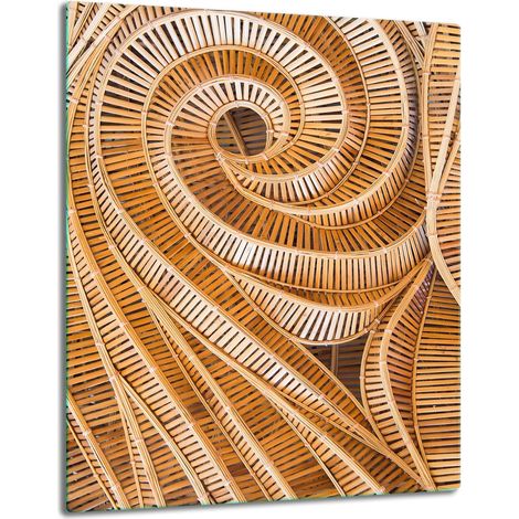 PIASTRA DI PROTEZIONE IN VETRO PER PIANO COTTURA A INDUZIONE 40x52 LEGNO (1/5)