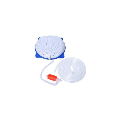Pompe à siphon pour bâche de piscine, pompe de vidange avec tuyau pour piscine(15ft)