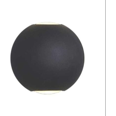 Applique Murale Design LED Double Faisceau IP54 6W - Blanc Neutre / Noir - SILUMEN (1/5)