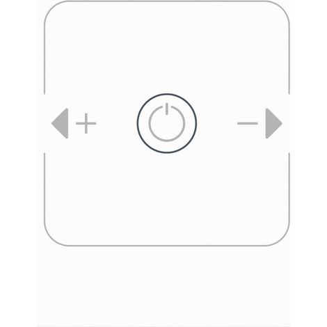 Unitec WIFI Touch Dimmer weiß Glasoptik, Tuya-App, Unterputz Dimmschalter