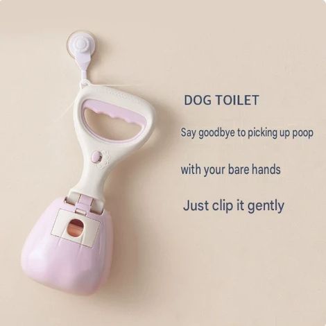 Pince à déjections canines portable pour les promenades en extérieur (1/2)