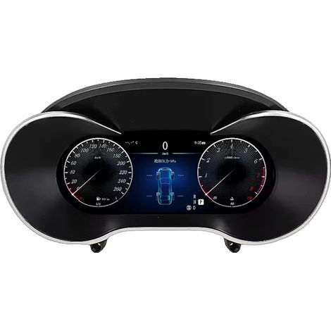 Compteur de vitesse LCD de voiture, 12,3 pouces, affichage numérique HD, Pour W205 S205 W253 W446 2015-2018 (1/2)