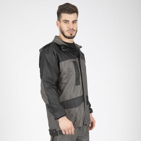 MORAY VESTE DE PLUIE DE TRAVAIL 9224 Gris , Noir L (1/5)