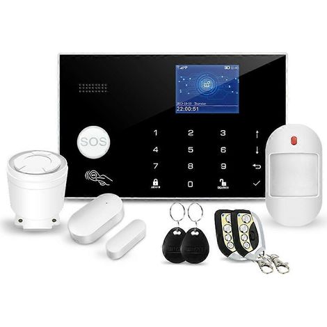 Système d'alarme antivol Tuya G30 pour la protection de votre domicileavec affichage de la température et de l'humiditéWi-Fi et GSMprise US. (1/5)
